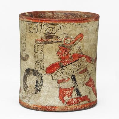 Vessel with Ball Players, late Classic period (600–900 CE)