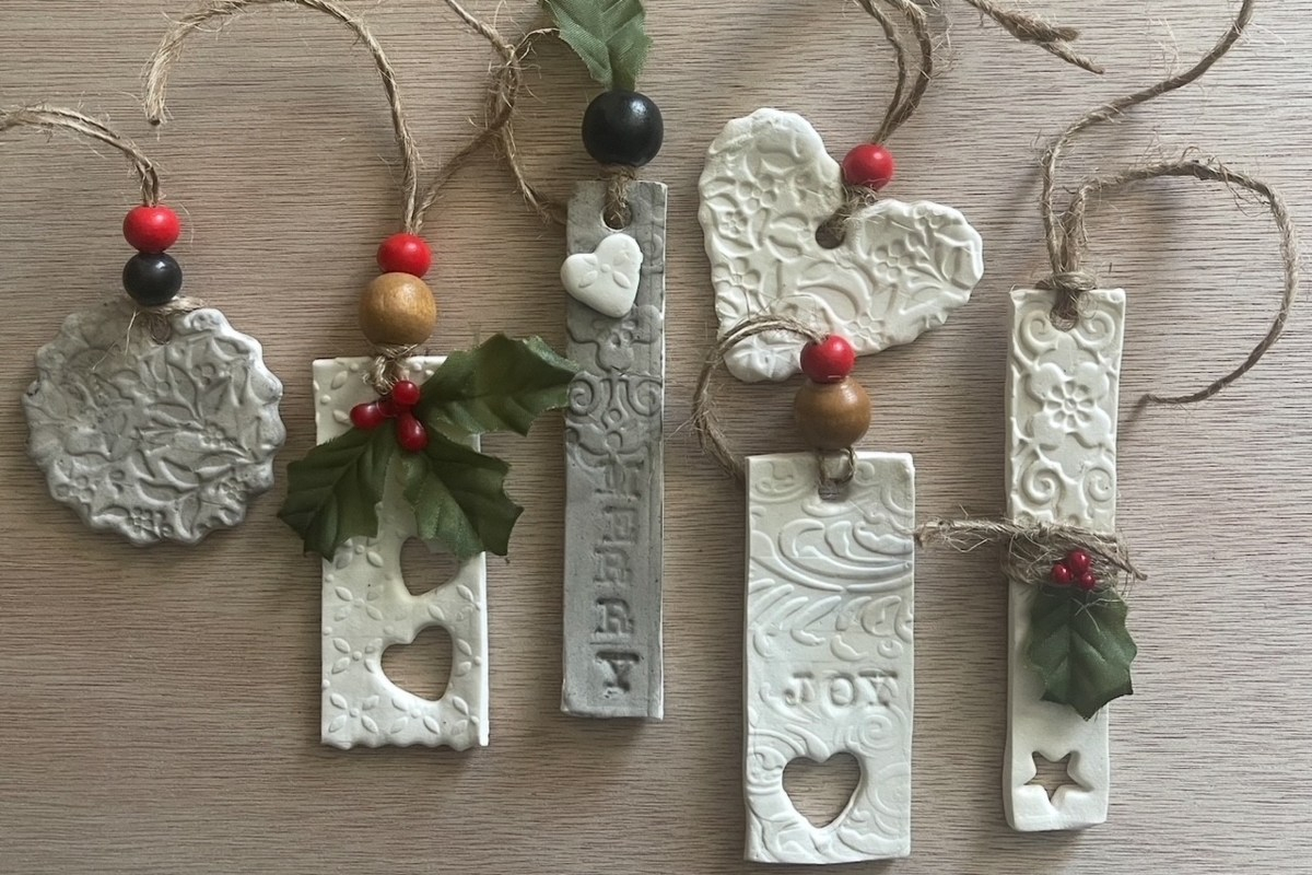 SOLD OUT - Festive Clay Ornaments with Erna van Dyk