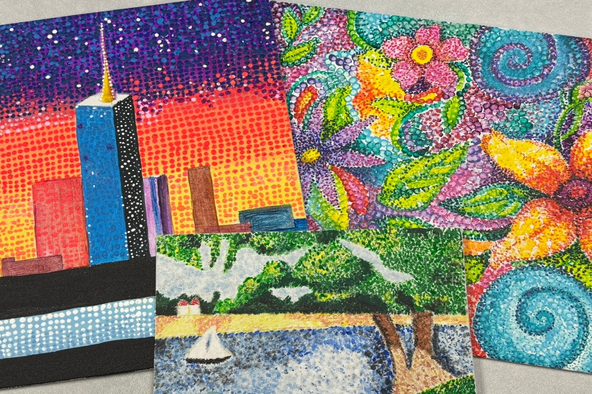 Anne's Treasures | Pointillism Painting