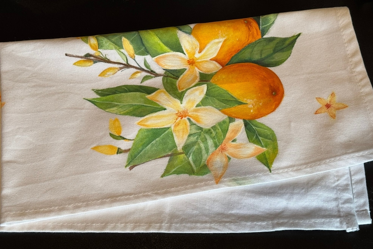 Anne's Treasures | Painted Tea Towels